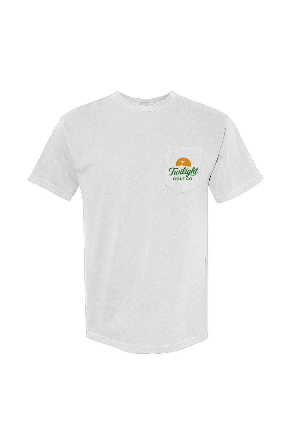 Twilight Golf Co Pocket Tee - White