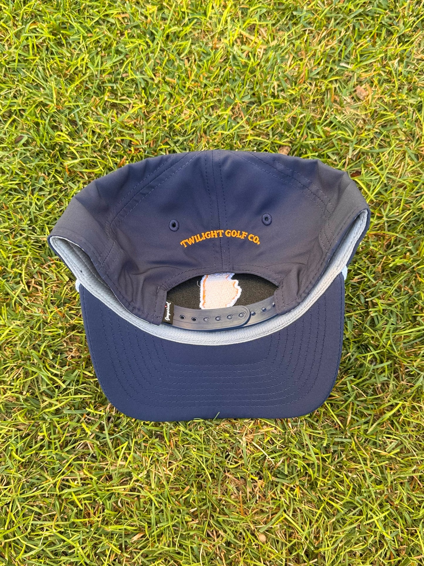 The Orange & Blue State Line Hat - Navy