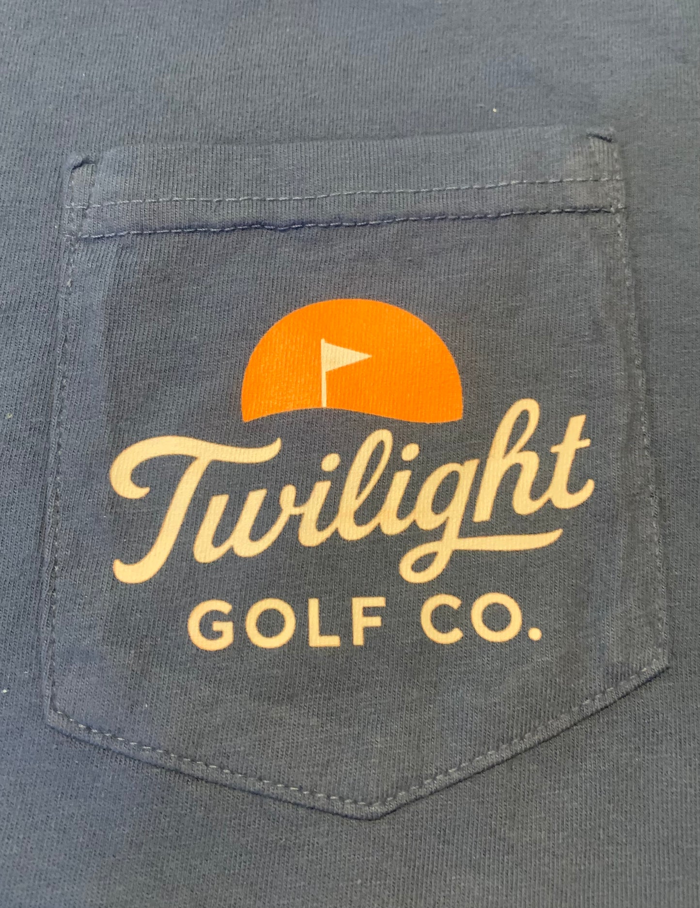 The Twilight Golf Tee - Navy