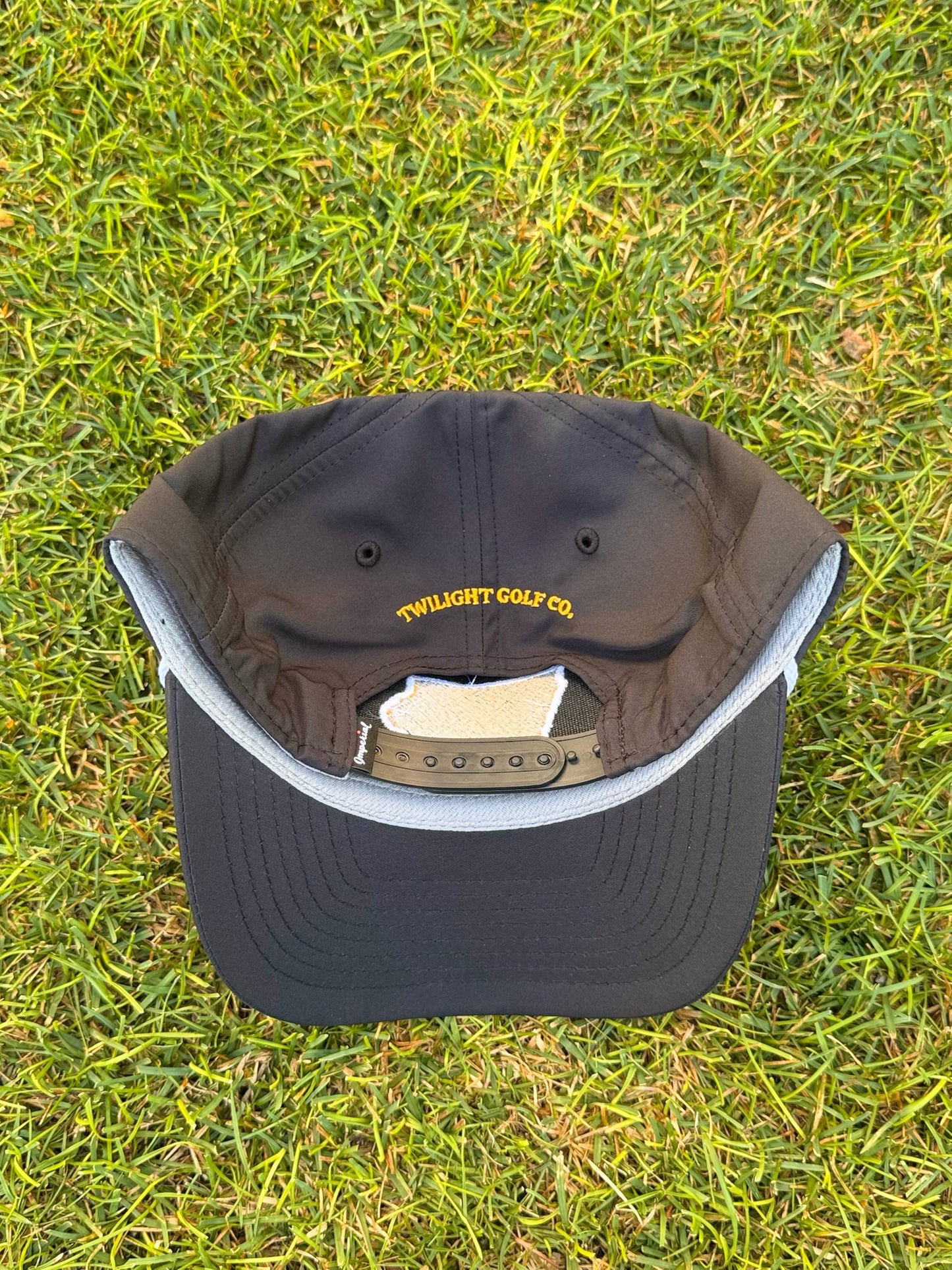 The Black & Gold State Line Hat - Black