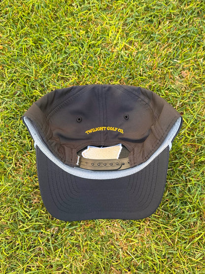 The Black & Gold State Line Hat - Black