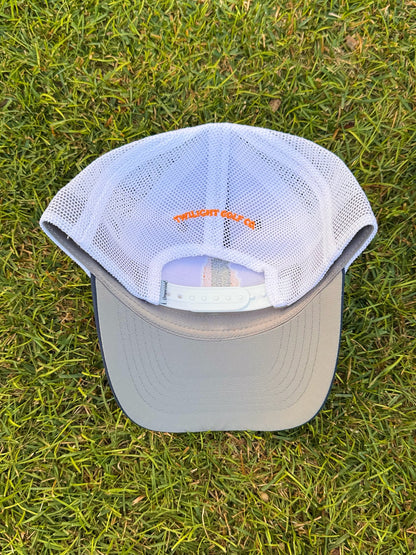 The Orange & Blue State Line Hat - Navy/White