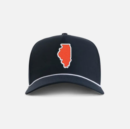 The Orange & Blue State Line Hat - Navy